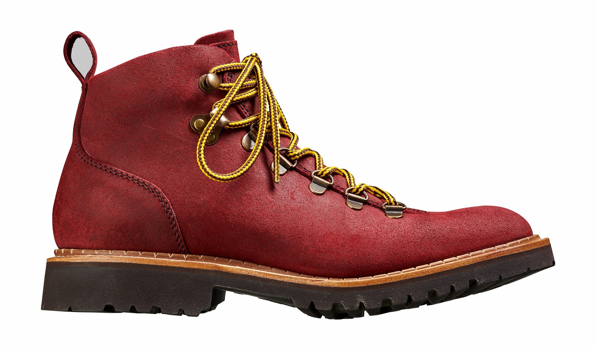 Julie - Plum Waxy Hiker Boot Womens | Barker Shoes