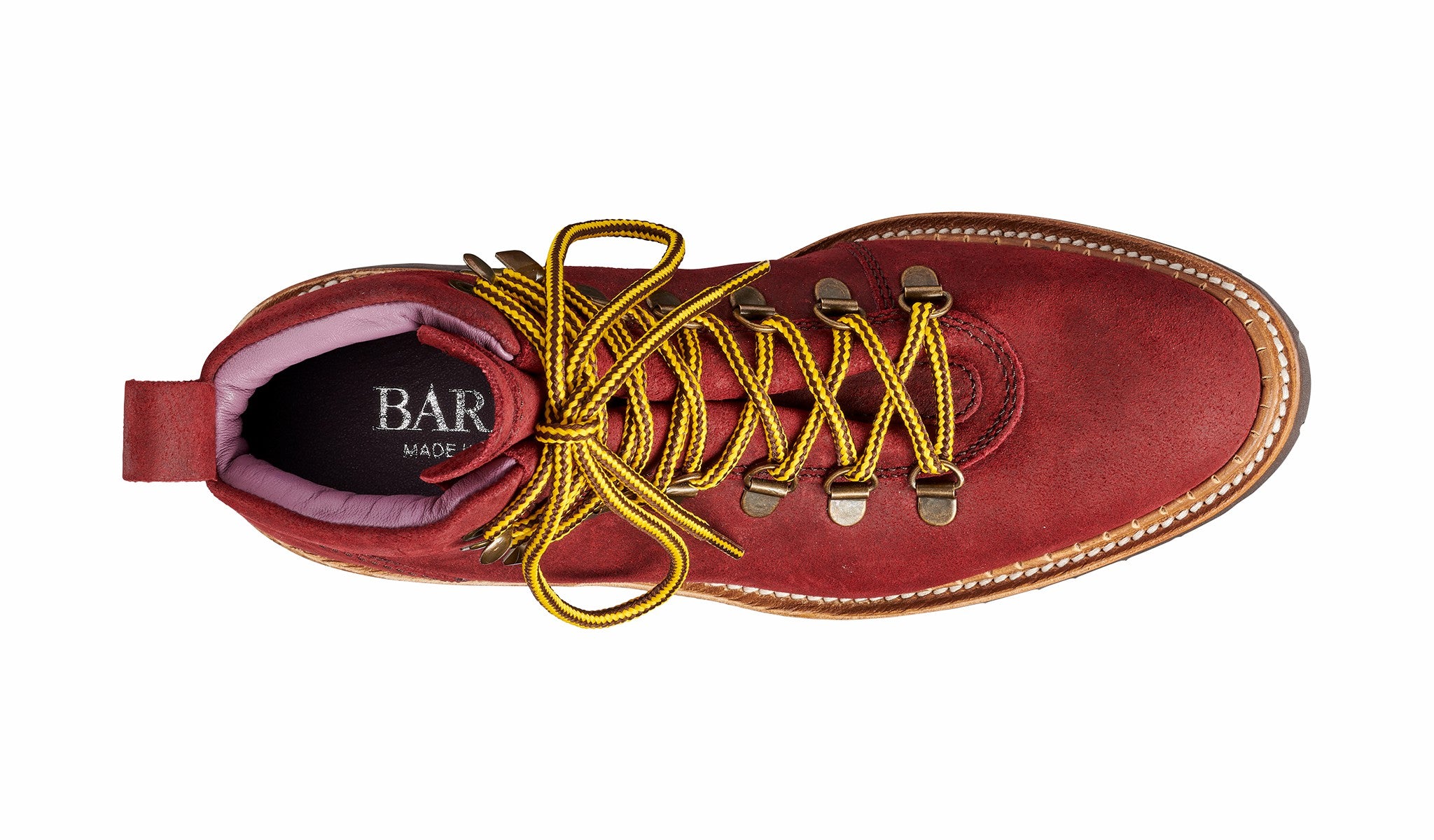 Julie - Plum Waxy Hiker Boot Womens | Barker Shoes