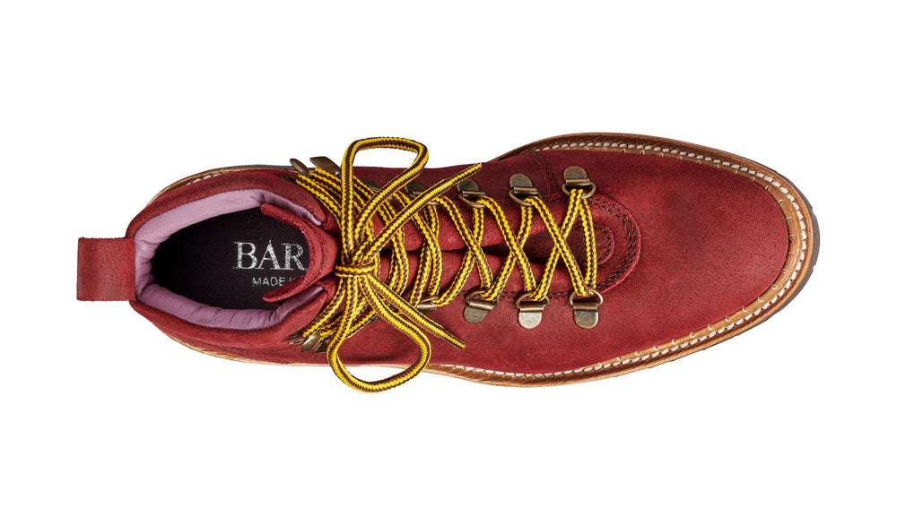 Julie - Plum Waxy Hiker Boot Womens | Barker Shoes