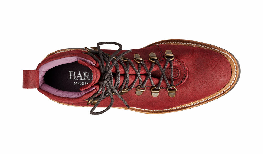 Julie - Plum Waxy Hiker Boot Womens | Barker Shoes