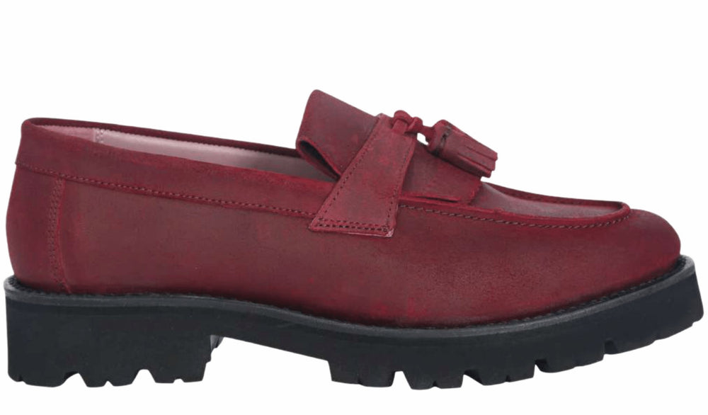 Tia - Burg Suede | Barker Shoes