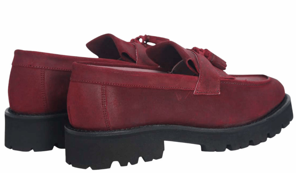Tia - Burg Suede | Barker Shoes