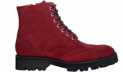 Kelsey - Burg Waxy Suede | Barker Shoes