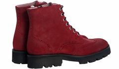 Kelsey - Burg Waxy Suede | Barker Shoes