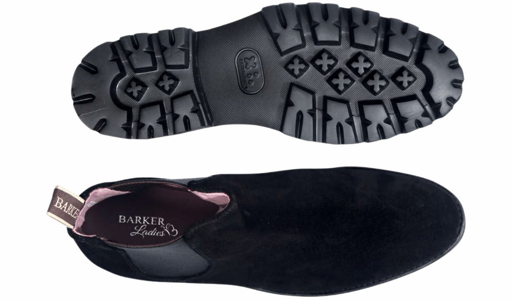 Jenna - Black Suede | Barker Shoes