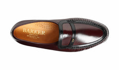 Jefferson - Burgundy / Black Kid | Barker Shoes