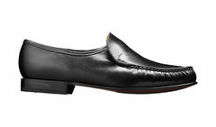 Laurence - Black Kid Loafer | Barker Shoes