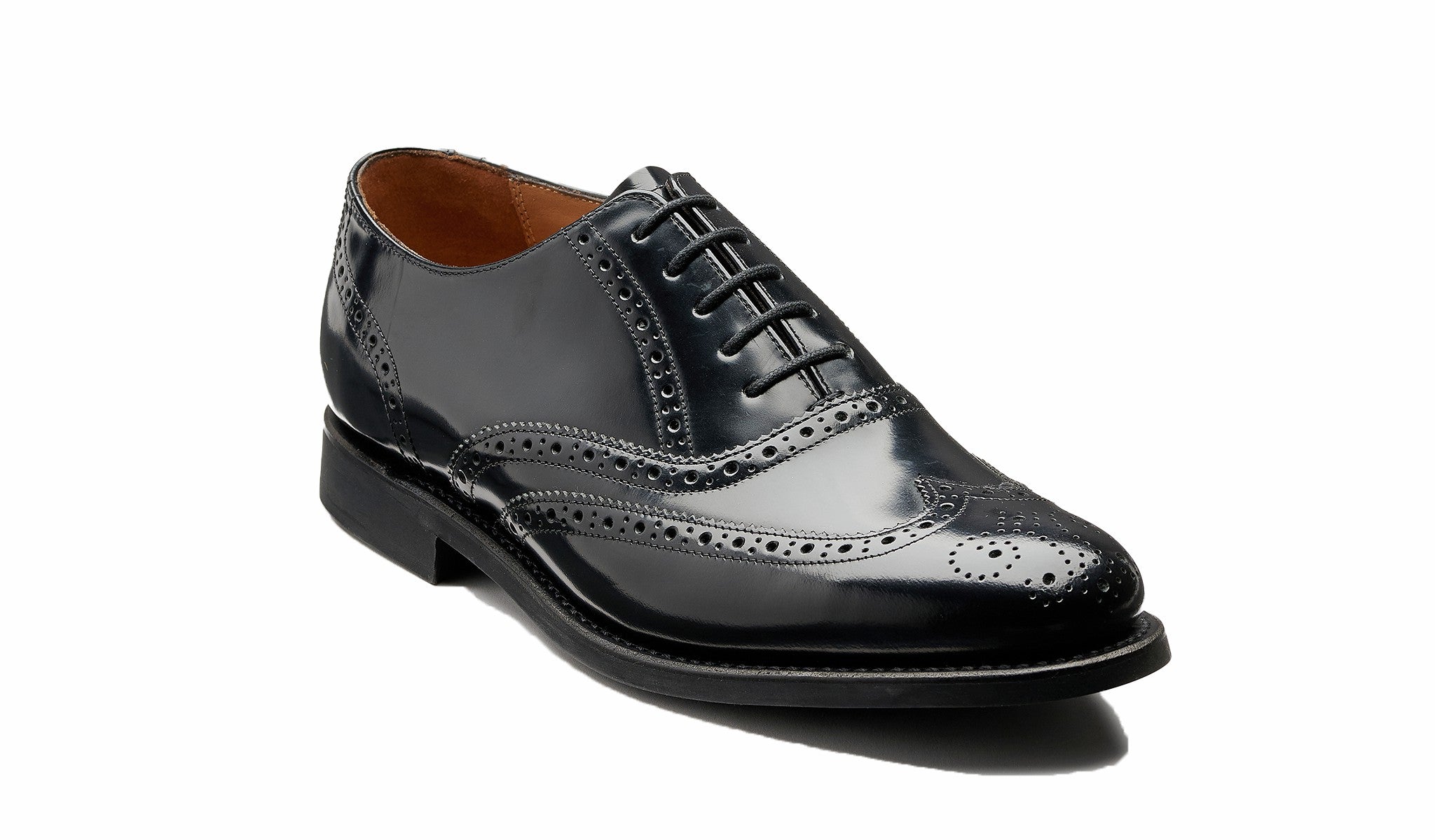 Glasgow - Black Hi-Shine | Barker Shoes