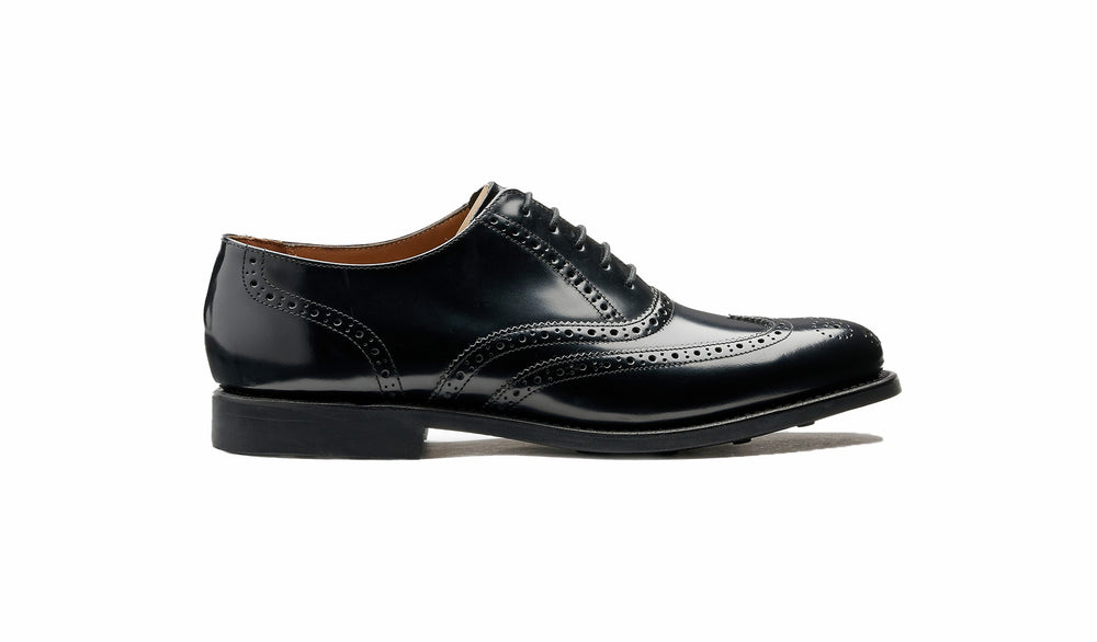 Glasgow - Black Hi-Shine | Barker Shoes