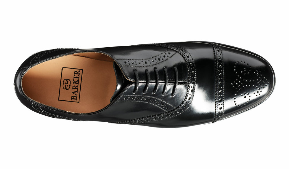 Gatwick - Black Hi-Shine | Barker Shoes